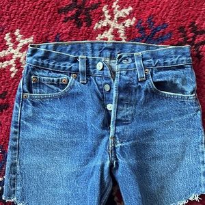 Vintage Levi’s 501 cutoffs - size 24 OR 25